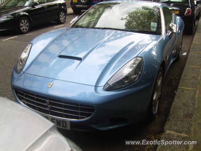 Ferrari California spotted in London, United Kingdom