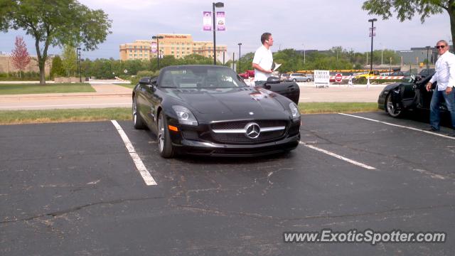 Mercedes SLS AMG spotted in Skokie, Illinois