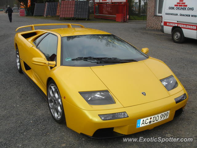 Lamborghini Diablo spotted in Baesweiler, Germany