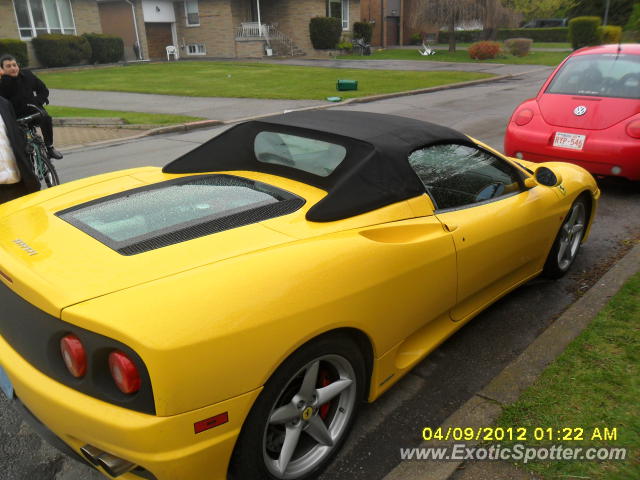 Ferrari 360 Modena spotted in Toronto, Canada