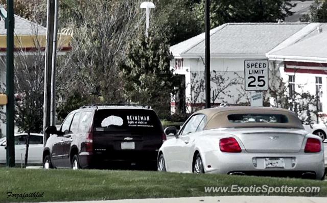 Bentley Continental spotted in Fishers, Indiana