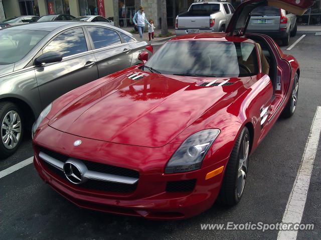 Mercedes SLS AMG spotted in Jacksonville, Florida