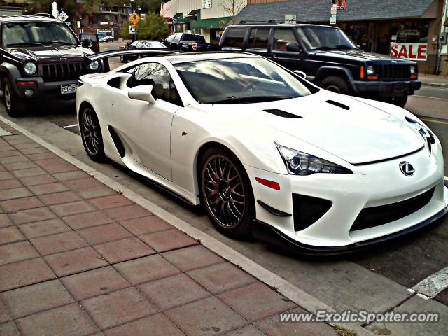 Lexus LFA spotted in Manitou Springs, Colorado
