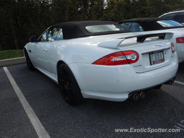 Jaguar XKR-S spotted in Hershey, Pennsylvania