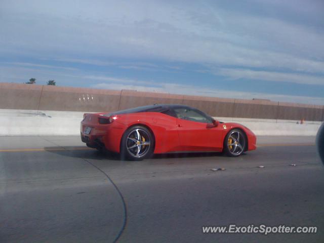 Ferrari 458 Italia spotted in Henderson, Nevada