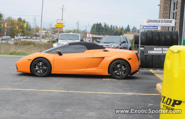 Lamborghini Gallardo spotted in Puslinch, Ont., Canada