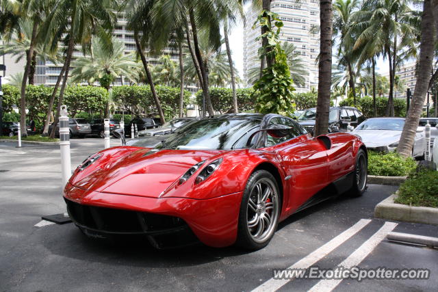 Pagani Huayra spotted in Miami, Florida