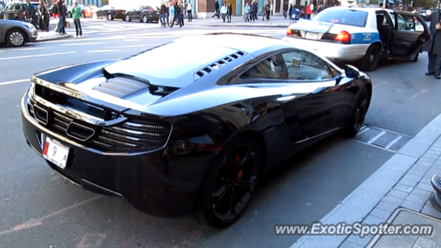 Mclaren MP4-12C spotted in Boston, Massachusetts