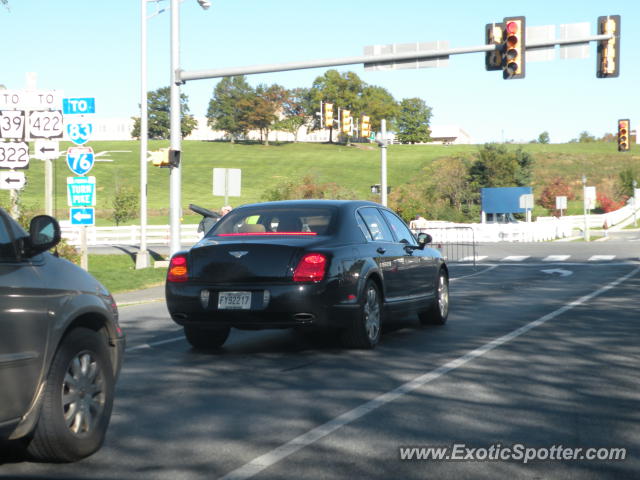 Bentley Continental spotted in Hershey, Pennsylvania