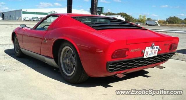 Lamborghini Miura spotted in Kerrville, Texas