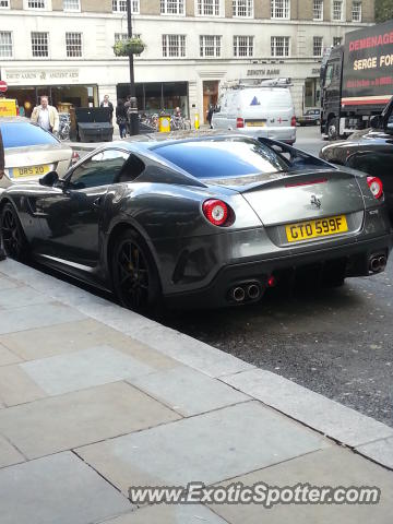 Ferrari 599GTO spotted in LONDON, United Kingdom