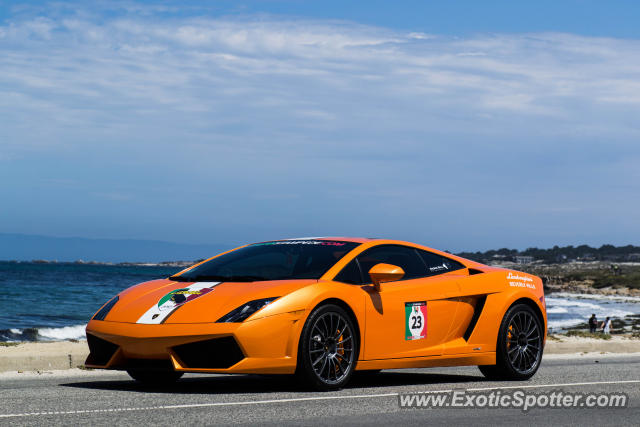 Lamborghini Gallardo spotted in Pebble Beach, California