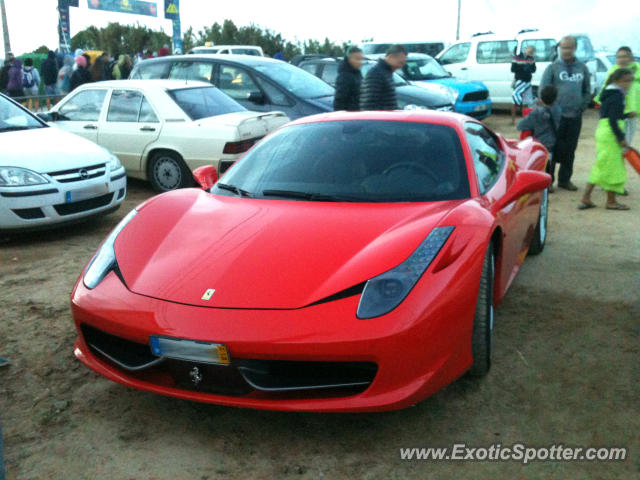 Ferrari 458 Italia spotted in Peniche, Portugal