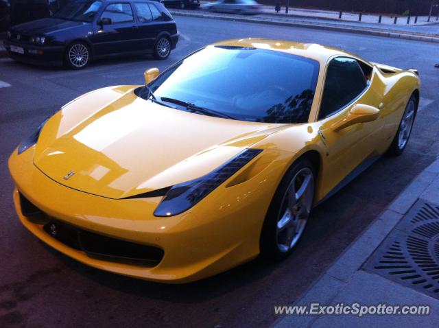 Ferrari 458 Italia spotted in Beirut, Lebanon
