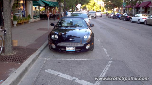 Aston Martin DB7 spotted in Evanston, Illinois