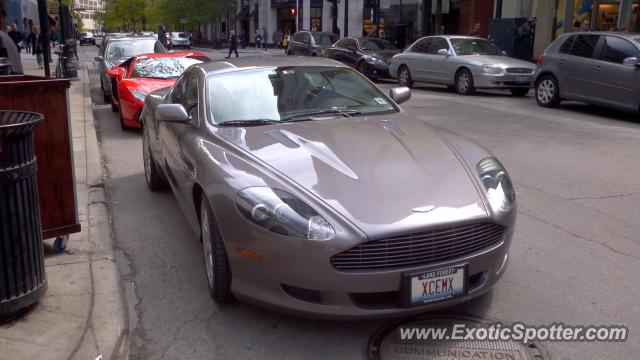 Aston Martin DB9 spotted in Chicago, Illinois