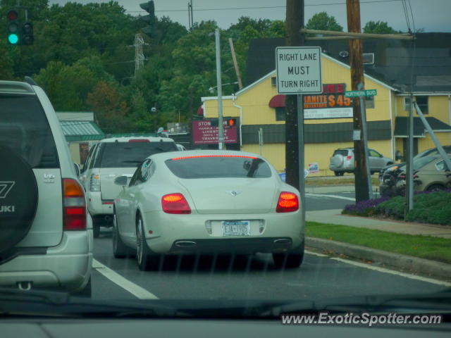Bentley Continental spotted in Near Glen Cove, New York