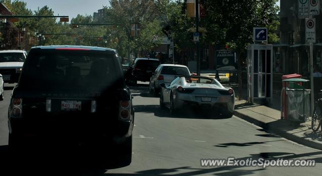 Ferrari 458 Italia spotted in Calgary, Canada