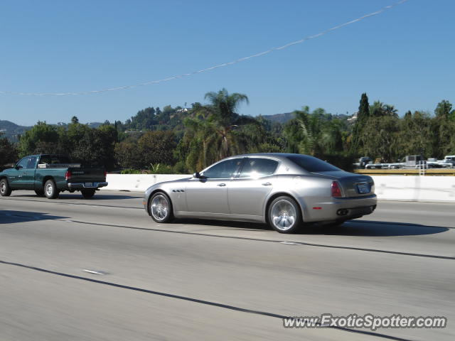 Maserati Quattroporte spotted in Los Angeles, California