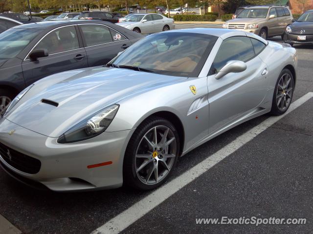 Ferrari California spotted in Owings Mills, Maryland