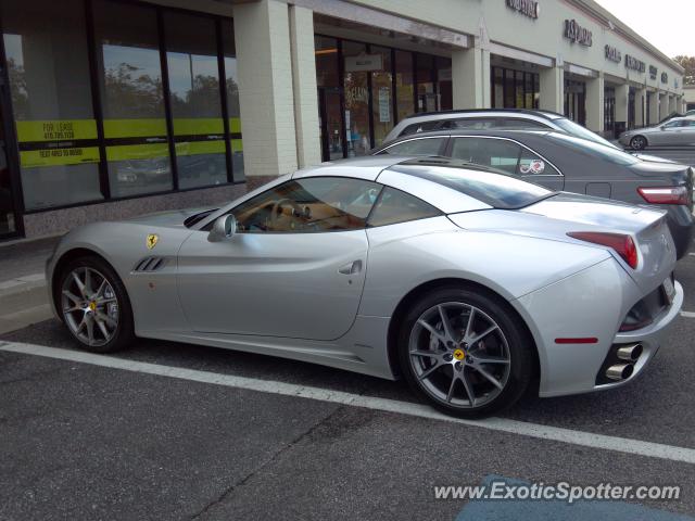 Ferrari California spotted in Owings Mills, Maryland