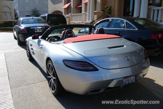 Mercedes SLS AMG spotted in Beverly Hills, California