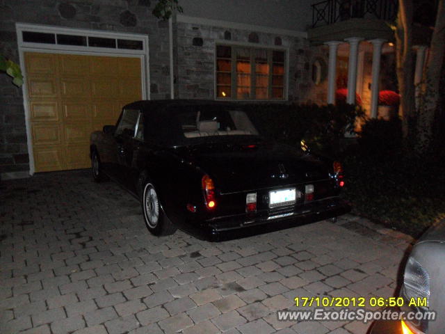 Rolls Royce Corniche spotted in Toronto, Canada