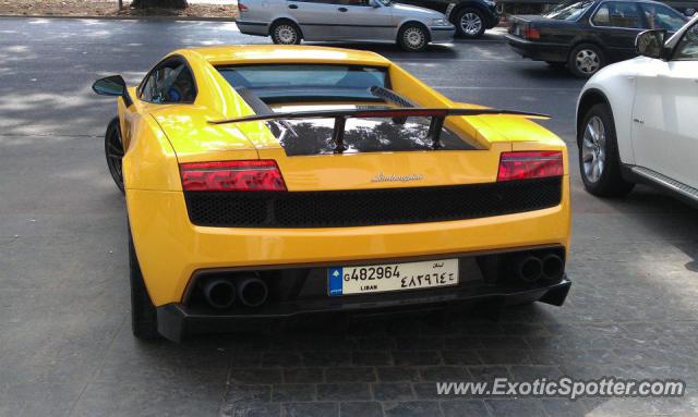Lamborghini Gallardo spotted in Beirut, Lebanon