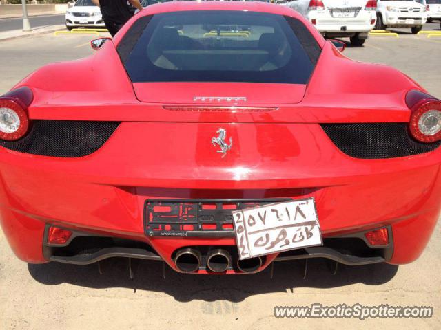 Ferrari 458 Italia spotted in Arbil, Iraq