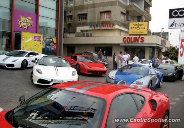Bugatti Veyron spotted in Beirut, Lebanon
