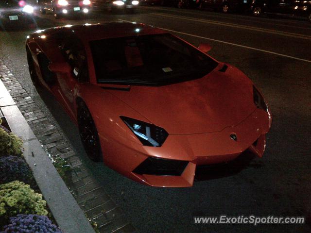 Lamborghini Aventador spotted in Washington DC, Maryland