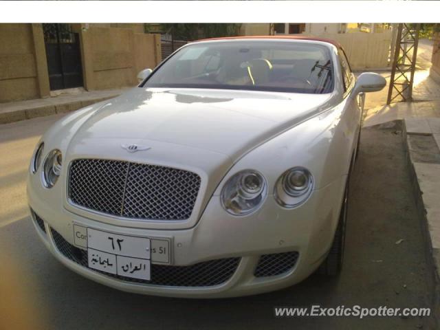 Bentley Continental spotted in Sulaymaniyah, Iraq