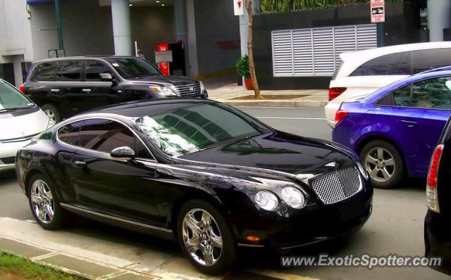 Bentley Continental spotted in Fort Bonifacio, Philippines