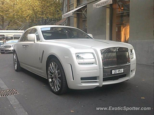 Rolls Royce Ghost spotted in Zurich, Switzerland