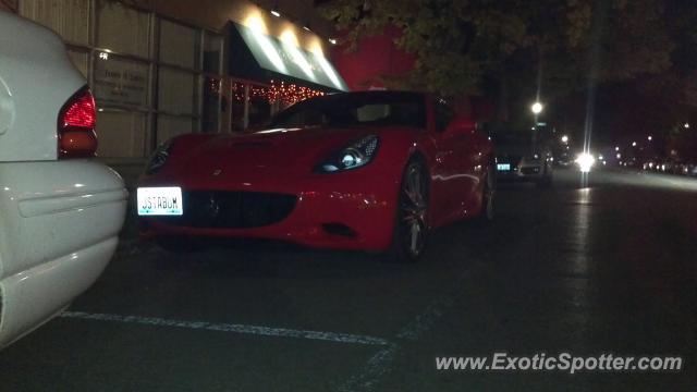Ferrari California spotted in Evanston, Illinois