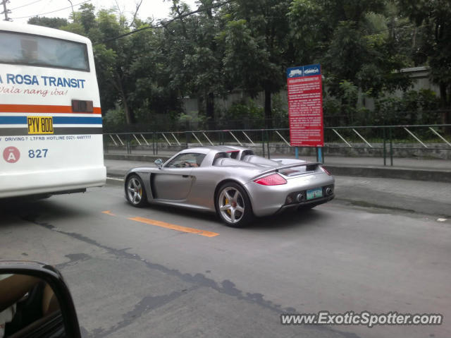 Porsche Carrera GT spotted in Cubao, Philippines