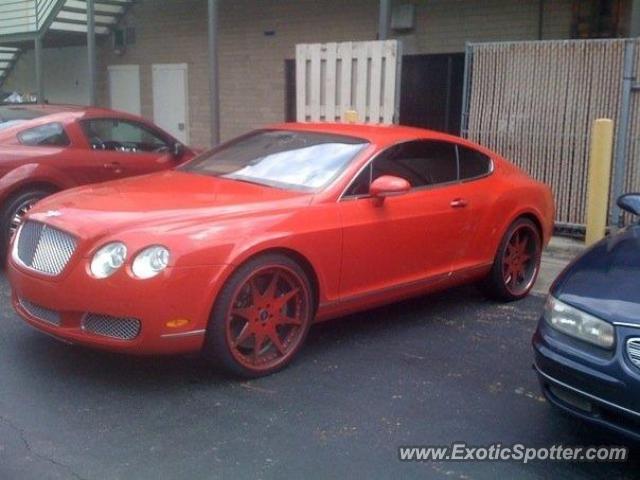 Bentley Continental spotted in Raleigh, North Carolina