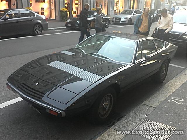 Maserati Khamsin spotted in Zurich, Switzerland
