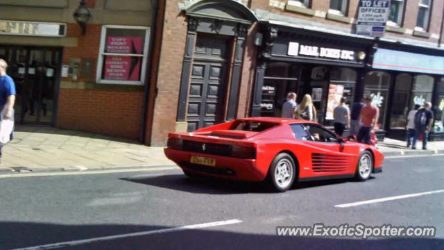 Ferrari Testarossa spotted in York, United Kingdom