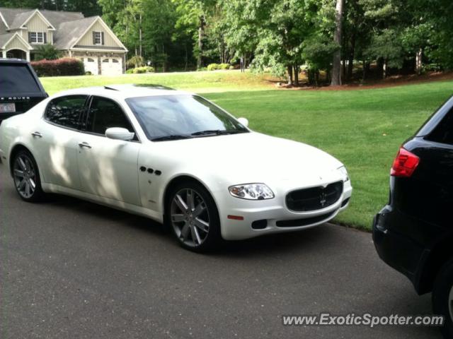 Maserati Quattroporte spotted in Raleigh, North Carolina