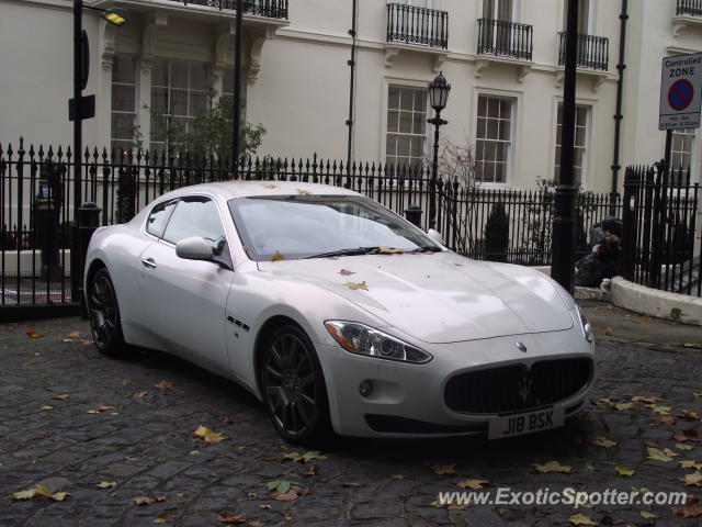 Maserati GranTurismo spotted in London, United Kingdom