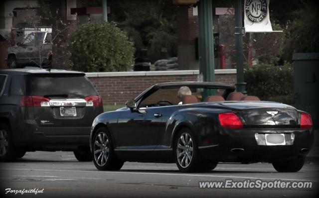 Bentley Continental spotted in Fishers, Indiana