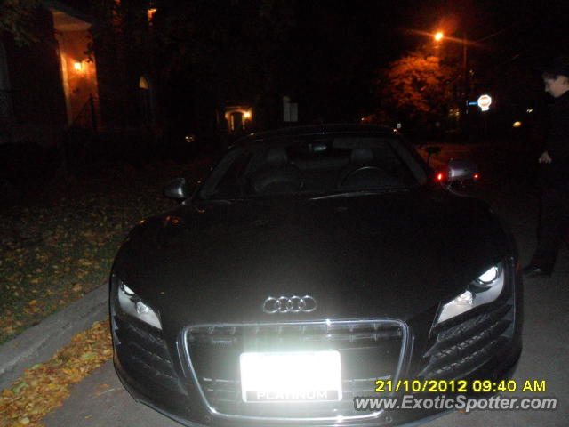 Audi R8 spotted in Toronto, ontario, Canada