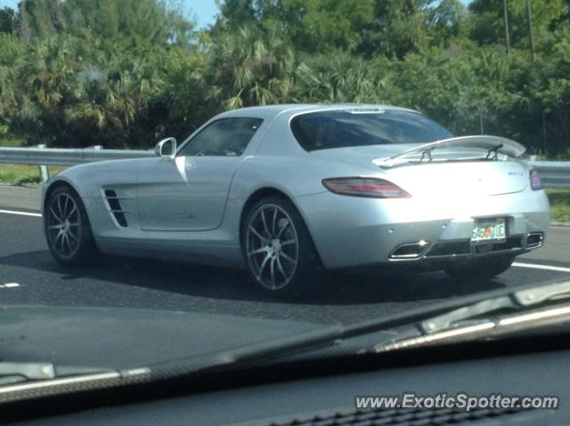 Mercedes SLS AMG spotted in Coconut creek, Florida