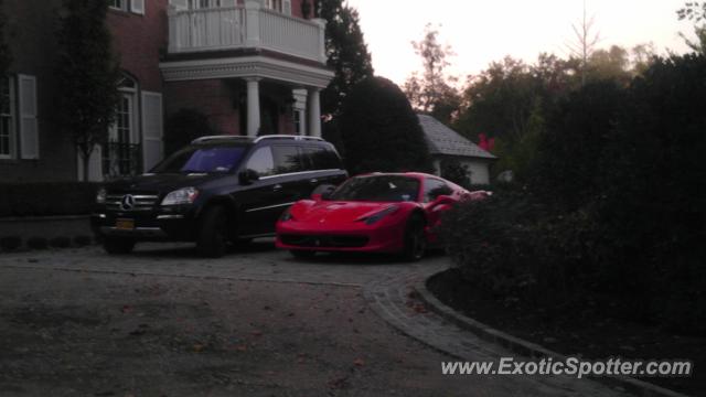 Ferrari 458 Italia spotted in Woodsburgh, New York