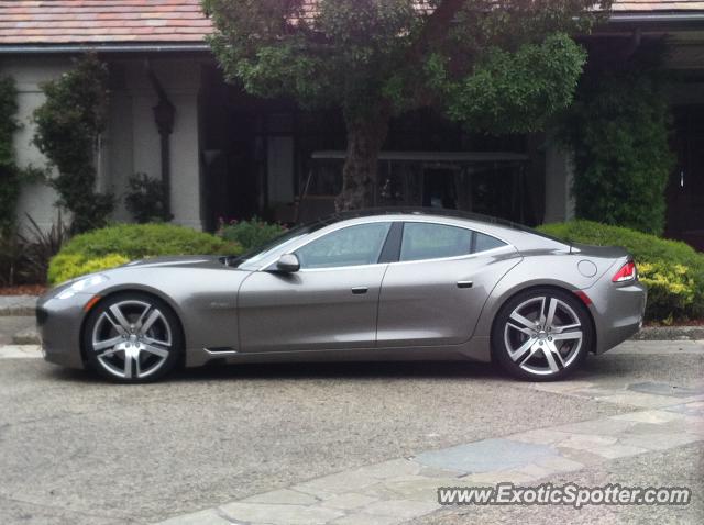 Fisker Karma spotted in Pebble Beach, California