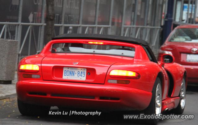 Dodge Viper spotted in Toronto, Canada