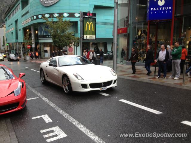 Ferrari 599GTB spotted in Andorra la Vella, Andorra