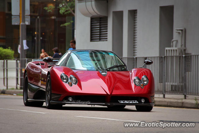 Pagani Zonda spotted in Hong Kong, China