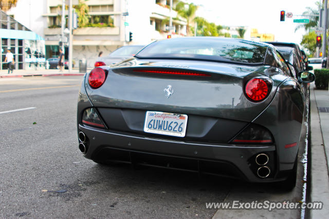 Ferrari California spotted in Beverly Hills, California